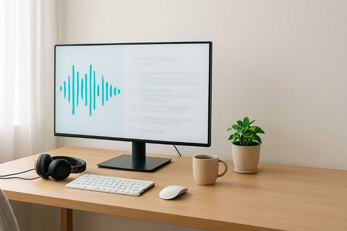 German transcription and QA workflow: reviewing audio and transcript